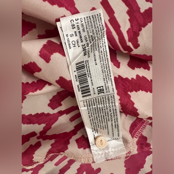 Mango satin wrap mini dress in pink print - Picture 7 of 7